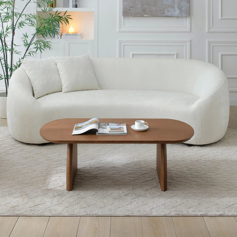 Oval Coffee Table For Living Room by Unique Piece Furniture