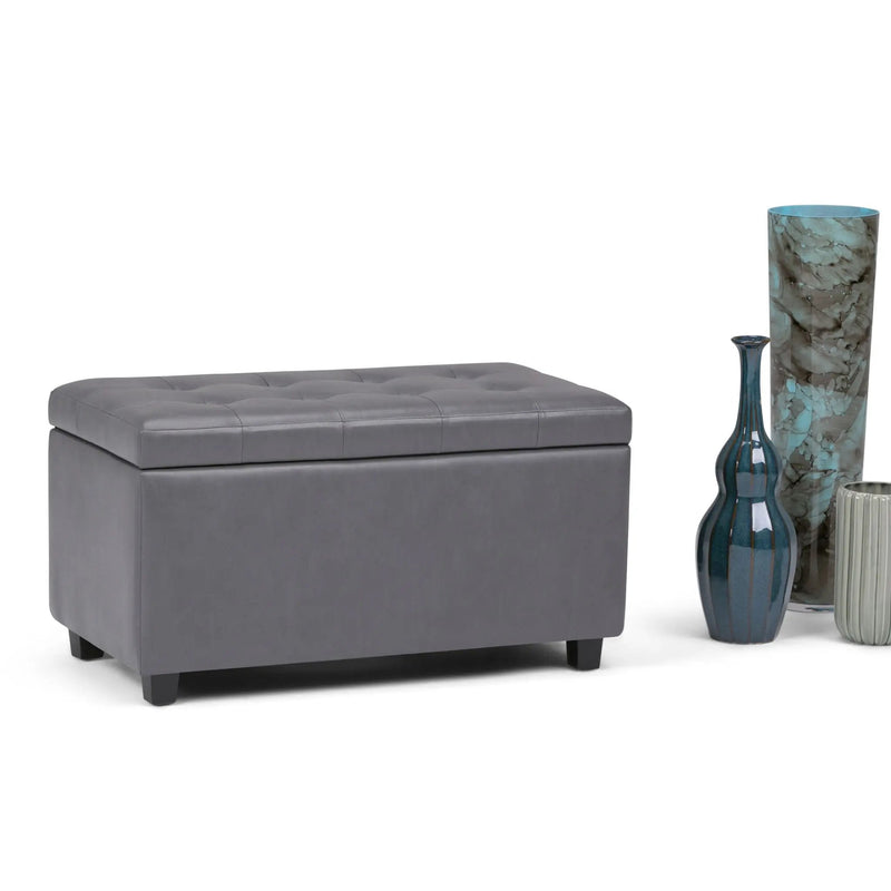 Cosmopolitan - Upholstered Storage Ottoman by HouseOfZazla