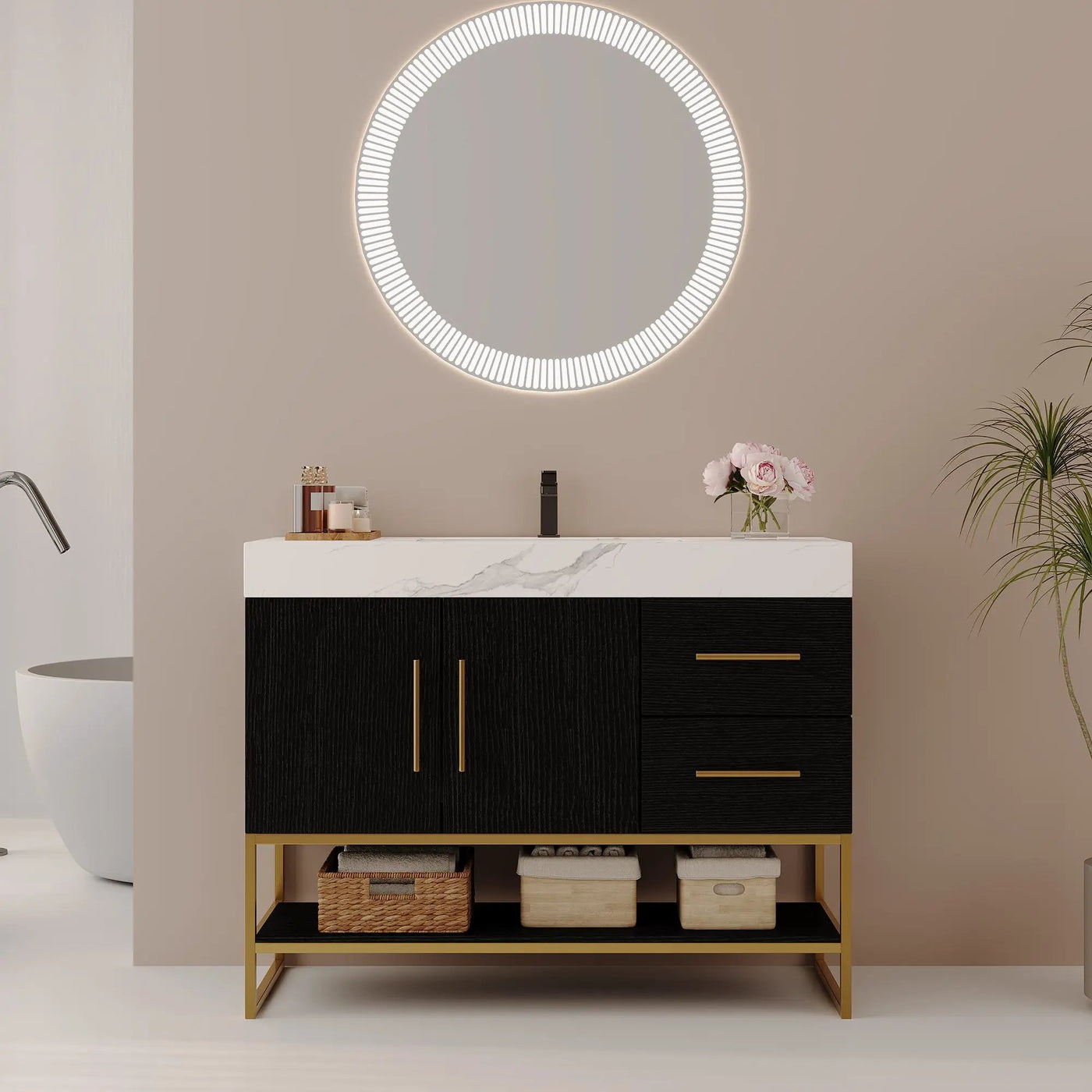 36" Modern Free-Standing Bathroom Vanity by HouseOfZazla