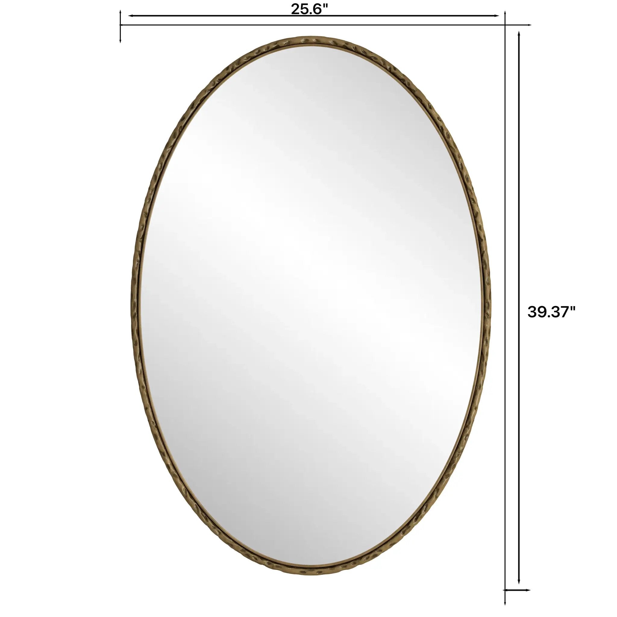 Iron Art Oval Retro Mirror by HouseOfZazla