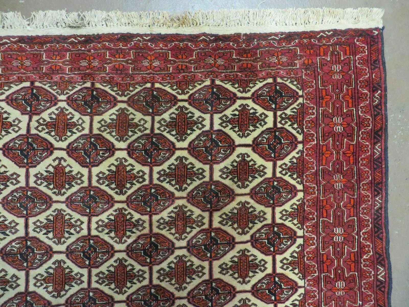 4' X 6' Handmade Finely Knotted Pakistan Turkoman Bokhara Wool Rug Nice by Jewel Rugs