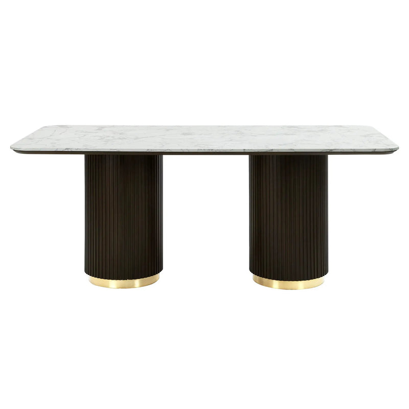 Clayten - Engineered Marble Top Dining Table - Marble by Unique Piece Furniture