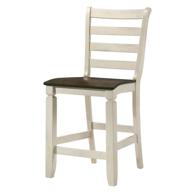 Tasnim - Counter Height Chair (Set of 2) - Oak & Antique White by Unique Piece Furniture
