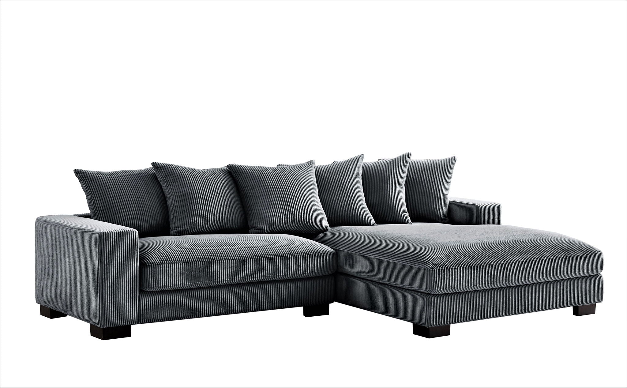 Luxe - Oversized 2 Piece Sectional Couches For Living Room, L Shaped Sofa With Chaise by HouseOfZazla