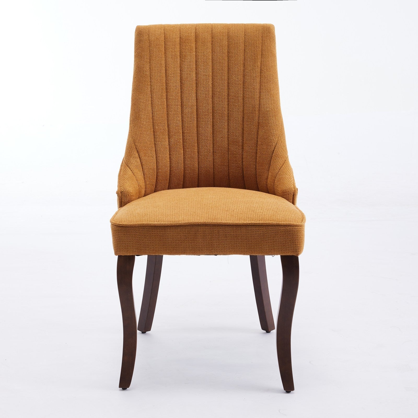 Set of 2 Rayon Cloth Flocking Linen Dining Chairs by BLAKHOM