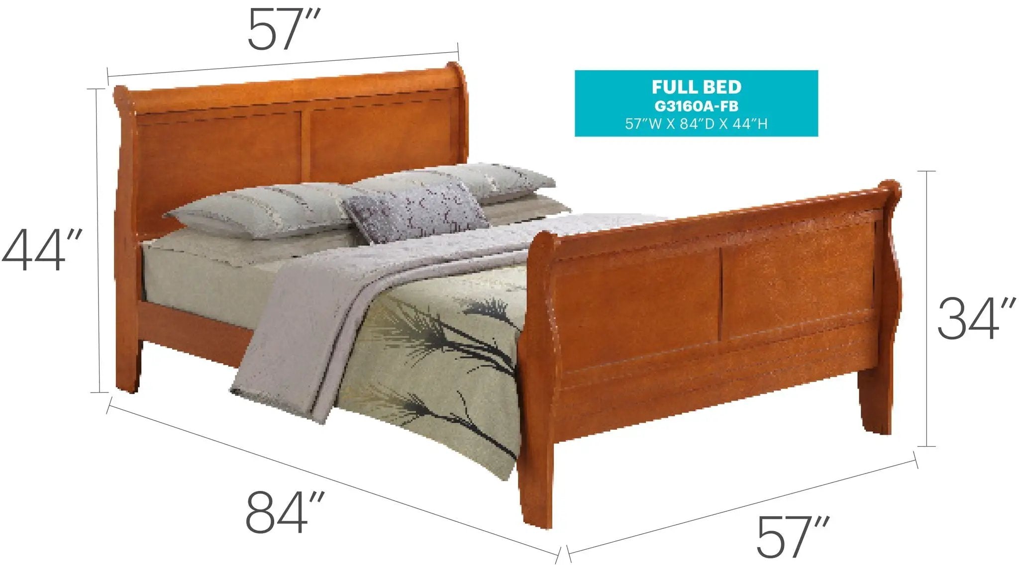 Panel Sleigh Bed by Unique Piece Furniture
