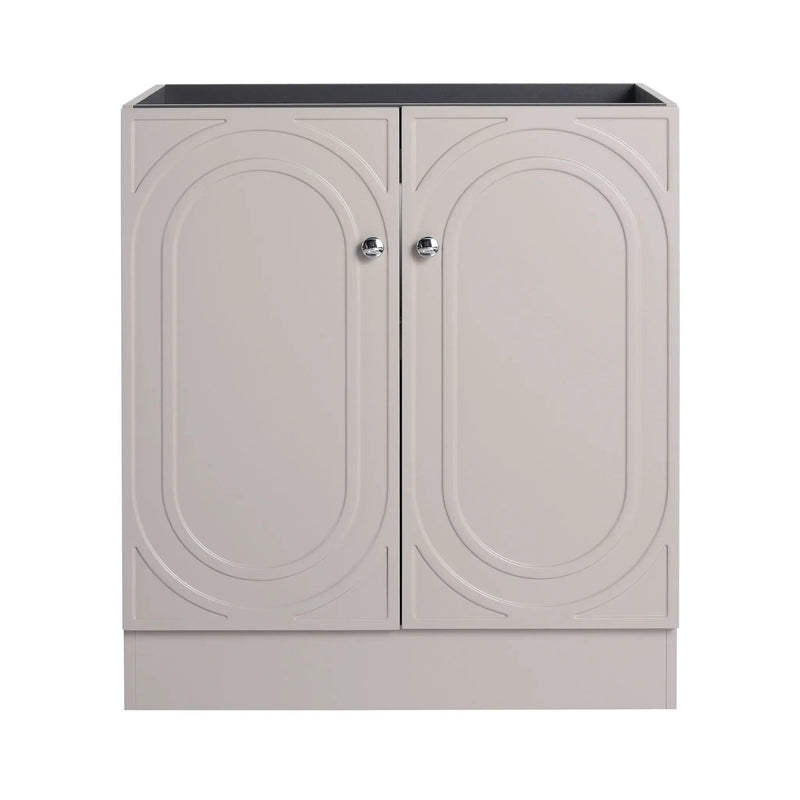Modern Freestanding Bathroom Vanity With Soft Close Cabinet Doors by HouseOfZazla