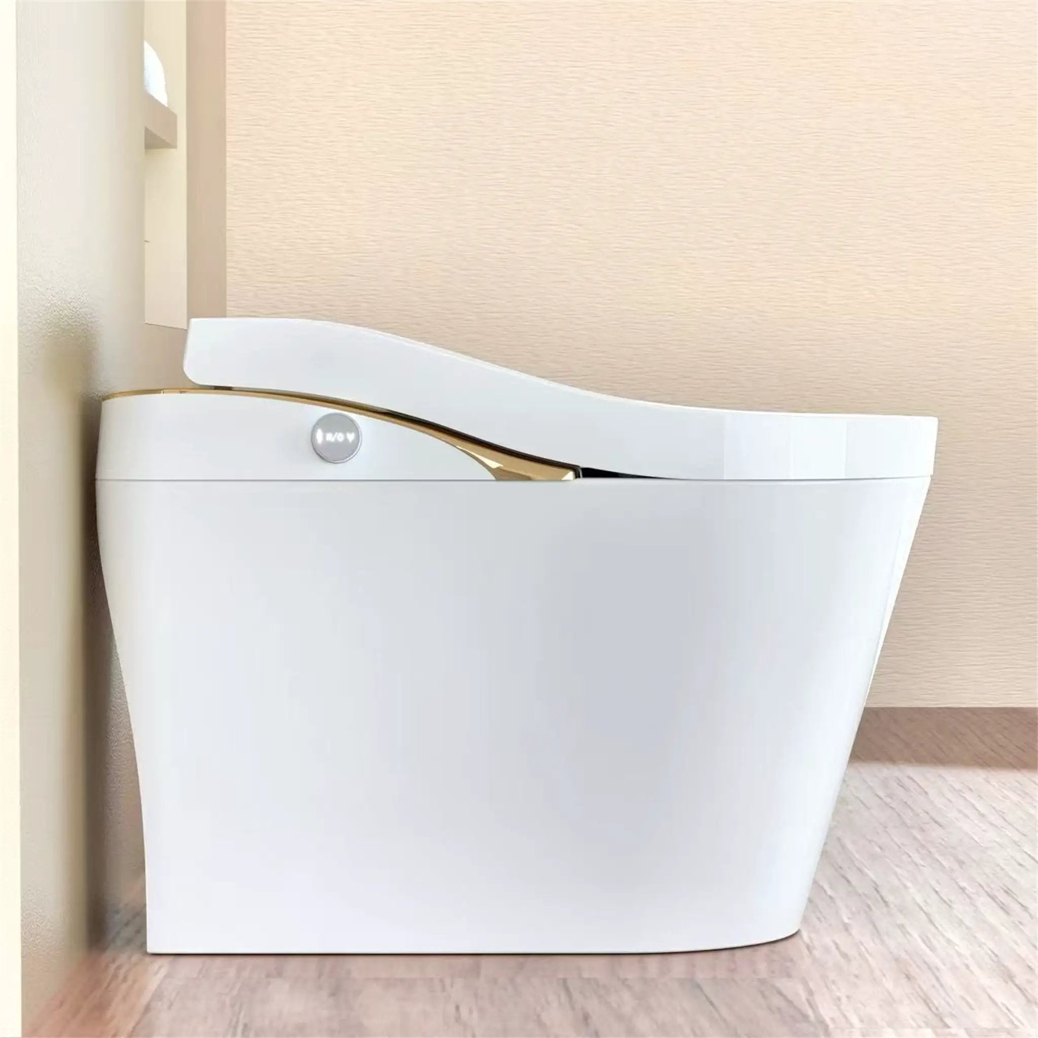 Modern Smart Toilet With Bidet, Auto Flush, Heated Seat, and More by HouseOfZazla