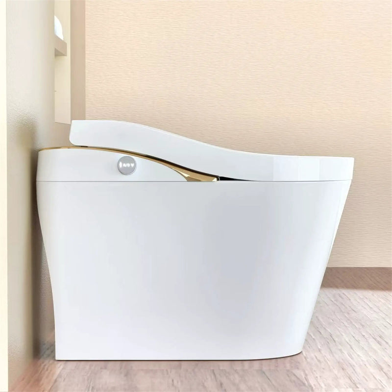 Modern Smart Toilet With Bidet, Auto Flush, Heated Seat, and More by HouseOfZazla