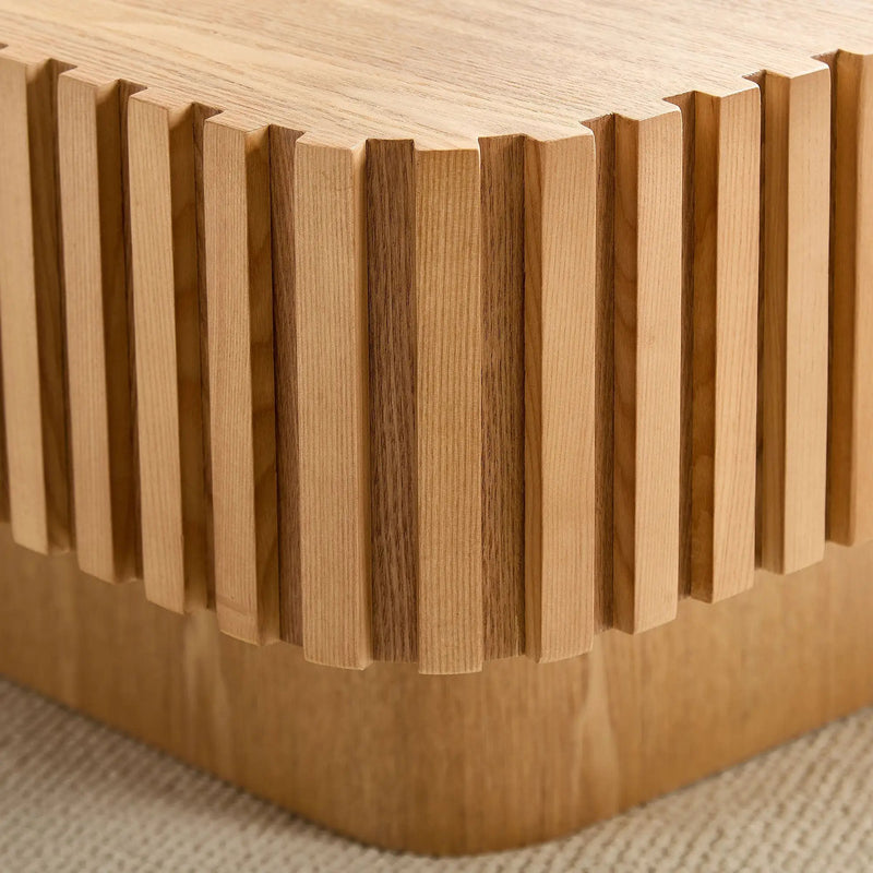 31.5 Inch Modern Handcraft Drum Coffee Table by HouseOfZazla