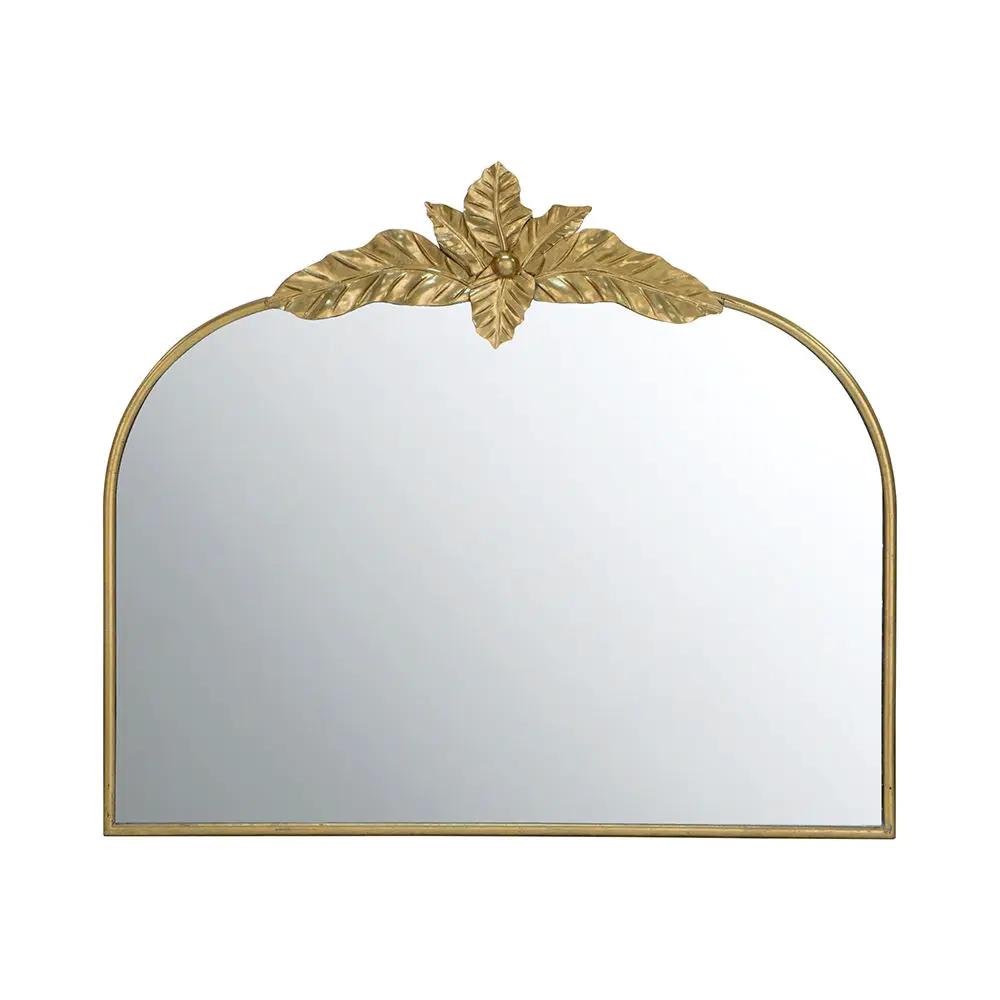 Arched Wall Mirror With Metal Frame, Wall Mirror For Living Room by Unique Piece Furniture