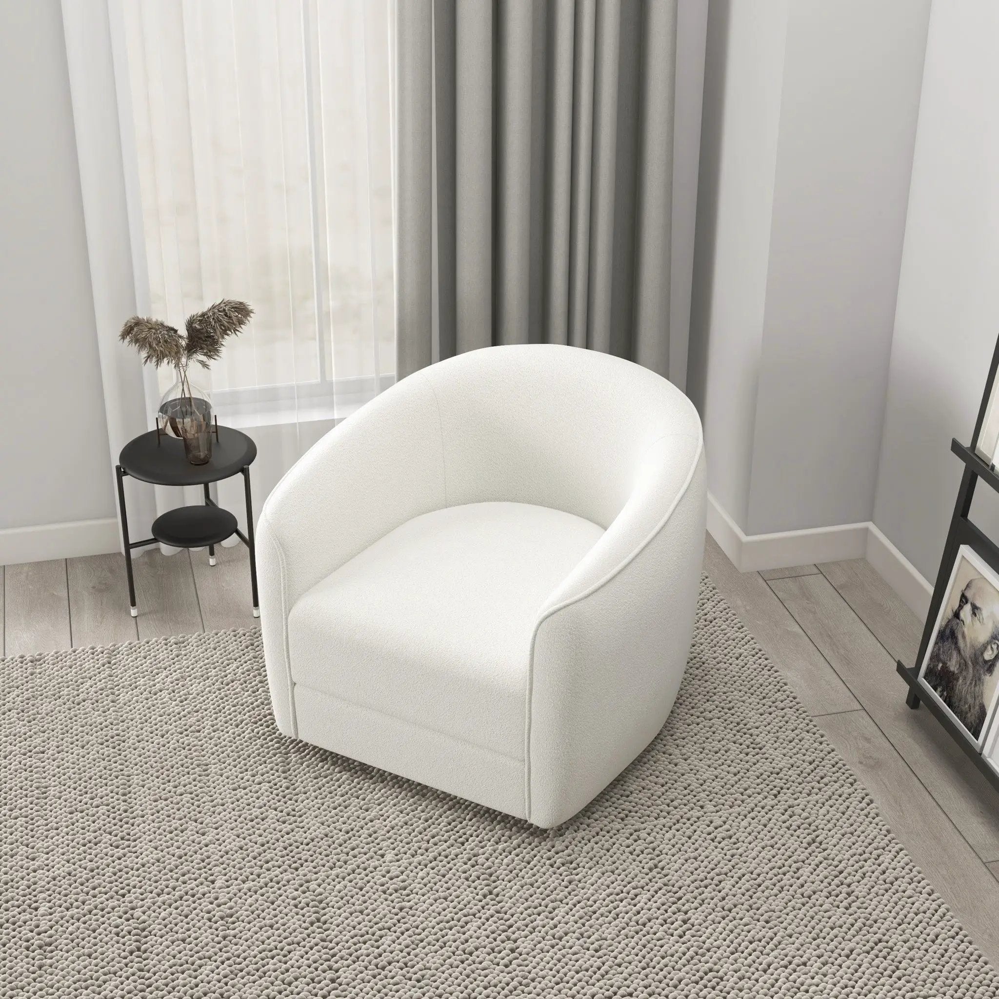 Elise - Mid-Century Modern Swivel Chair by HouseOfZazla
