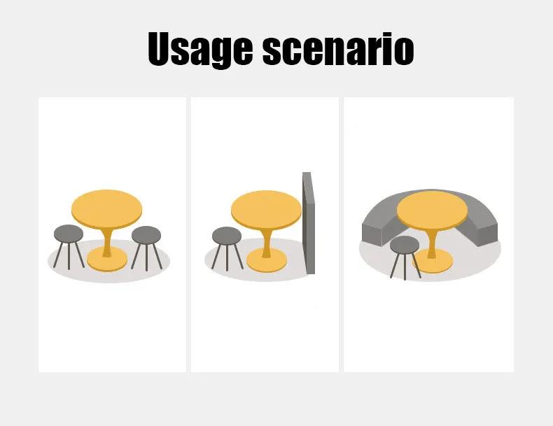 Modern Round Dining Table - 31.5'' by HouseOfZazla