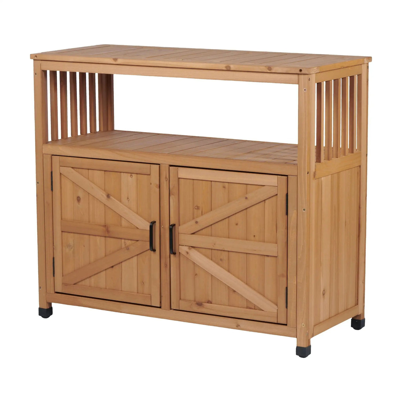Patio Bar Table Set With Storage by HouseOfZazla