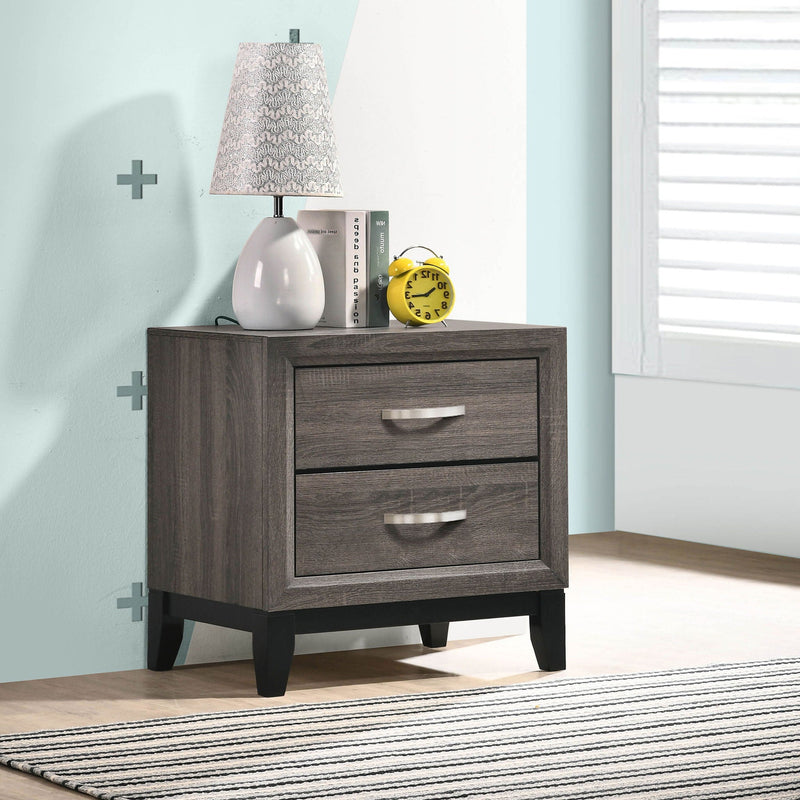 Stephan - 2 Drawer Nightstand - Oak by HouseOfZazla
