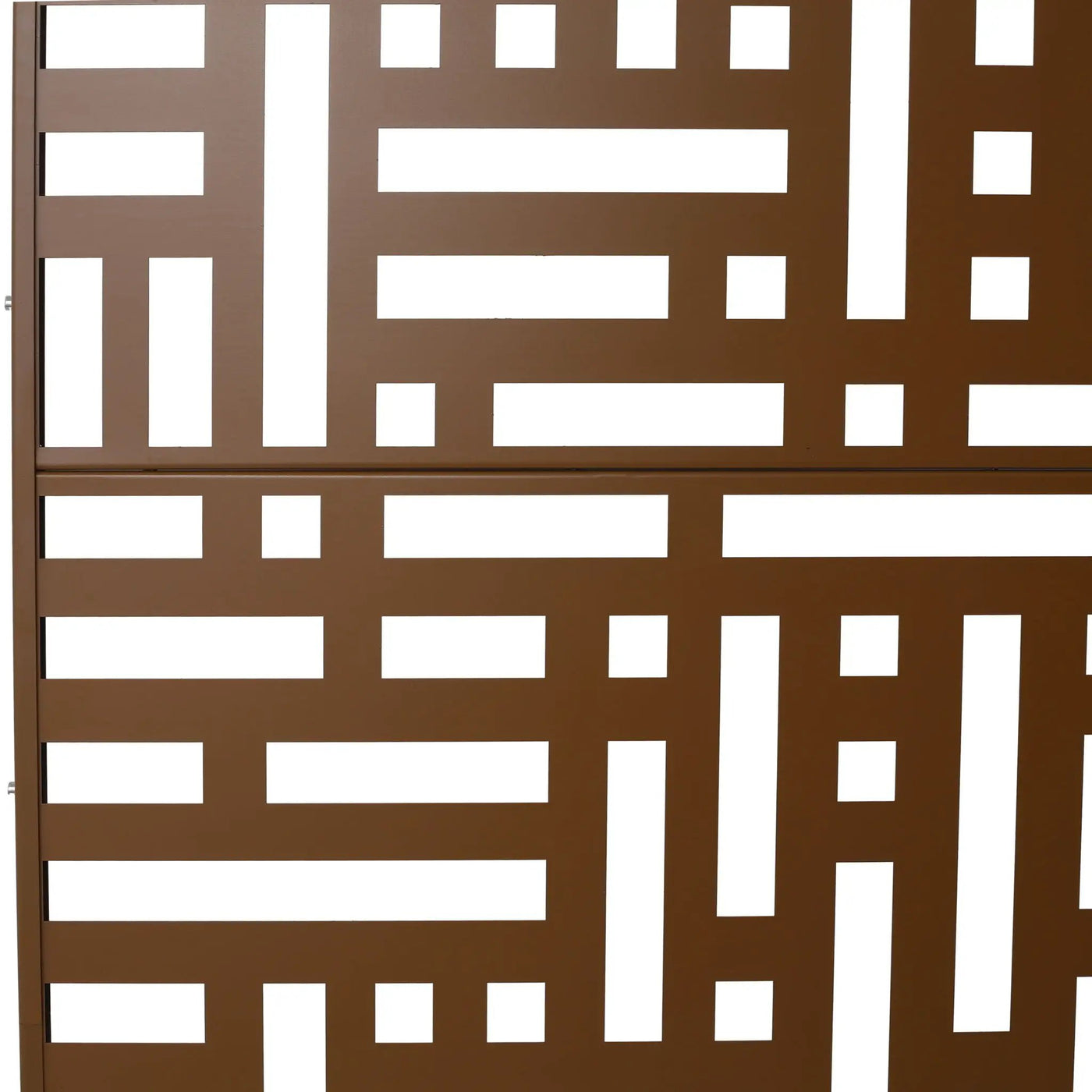 Decorative Freestanding Metal Privacy Screen For Indoor & Outdoor Use by Unique Piece Furniture