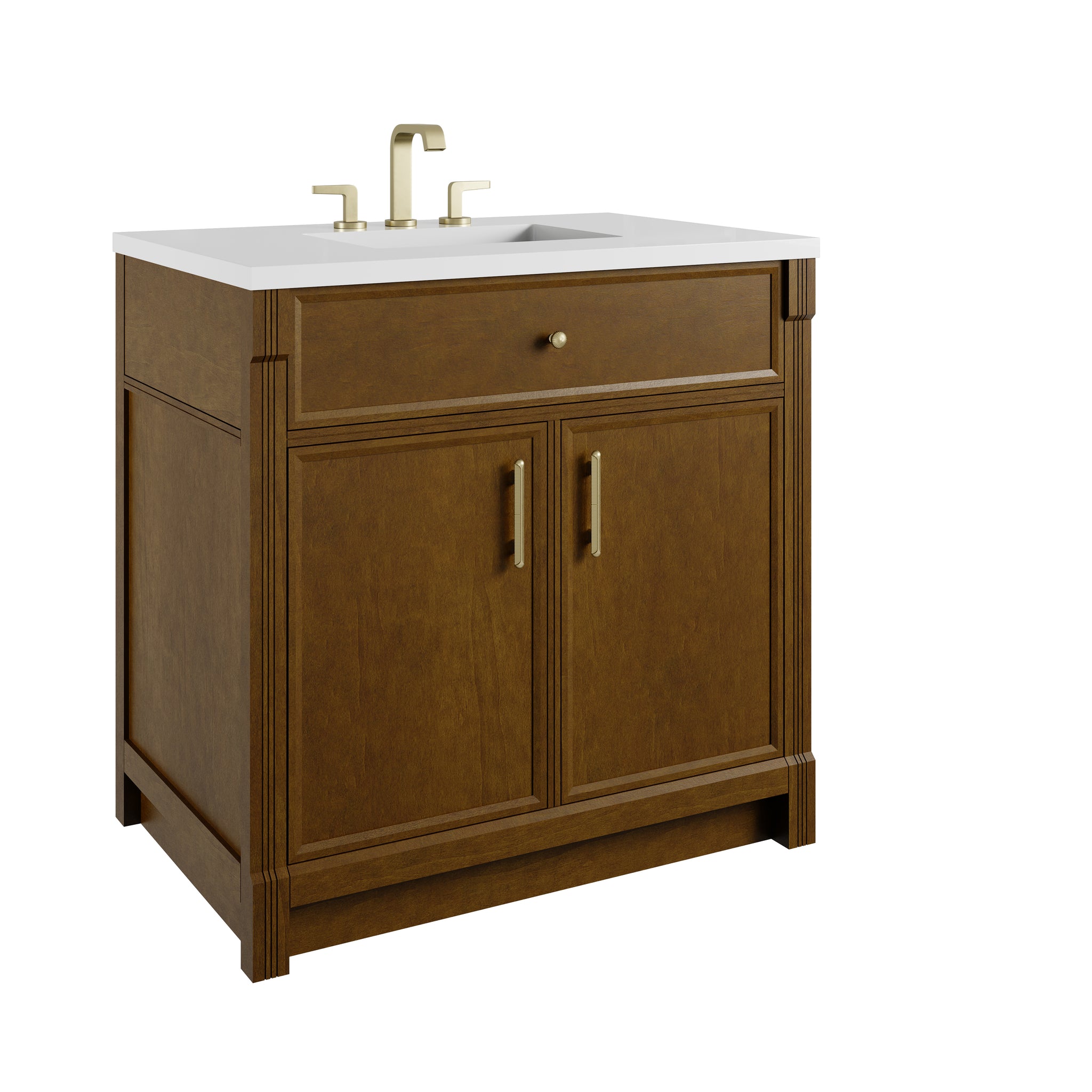 James Martin Bellshire 36" Single Bathroom Vanity, Honey Oak, view 37
