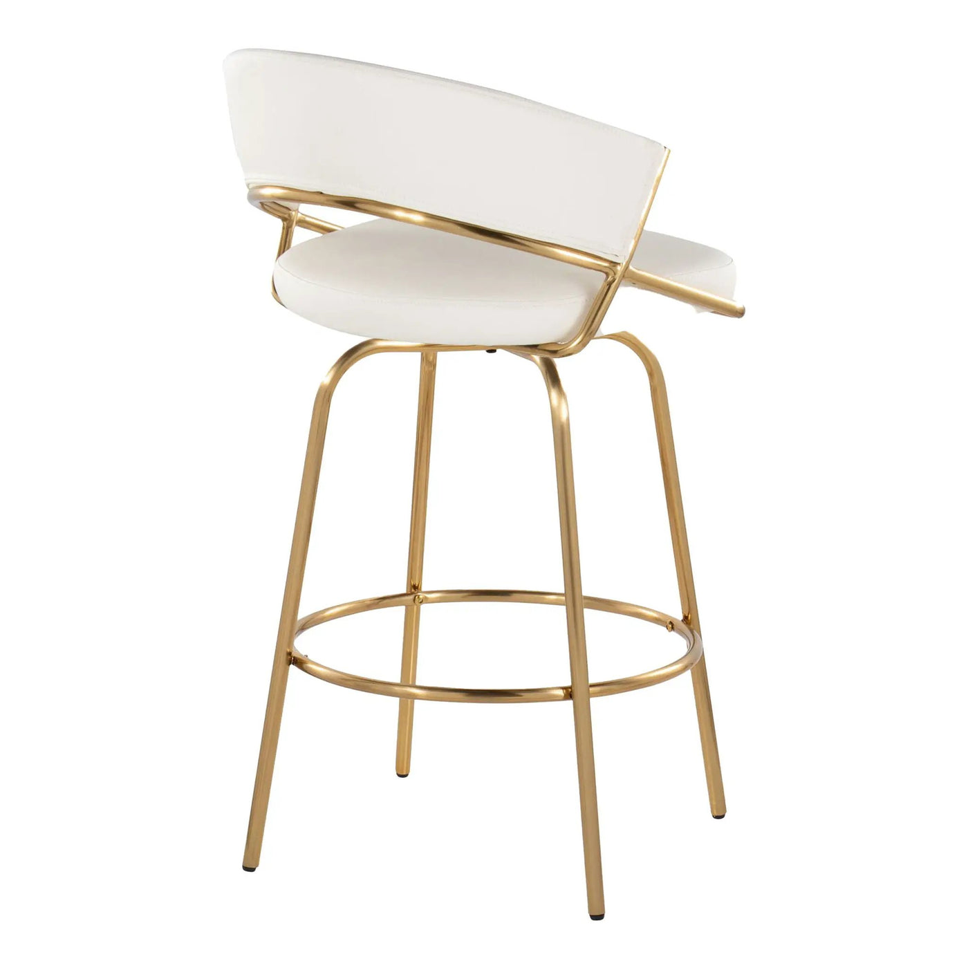 Jie - Glam Fixed Height Counter Stool (Set of 2) by HouseOfZazla