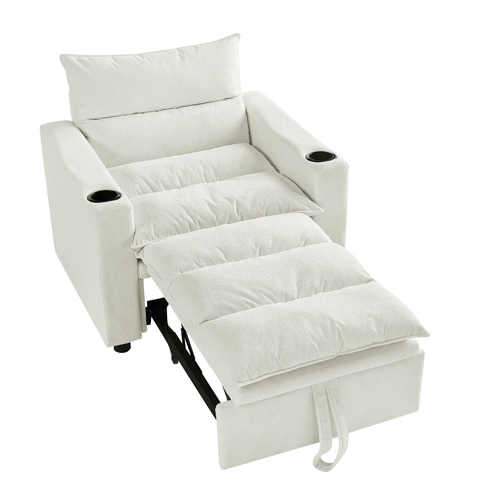 Sleeper Sofa Chair Bed - Convertible 3-in-1 Design by HouseOfZazla