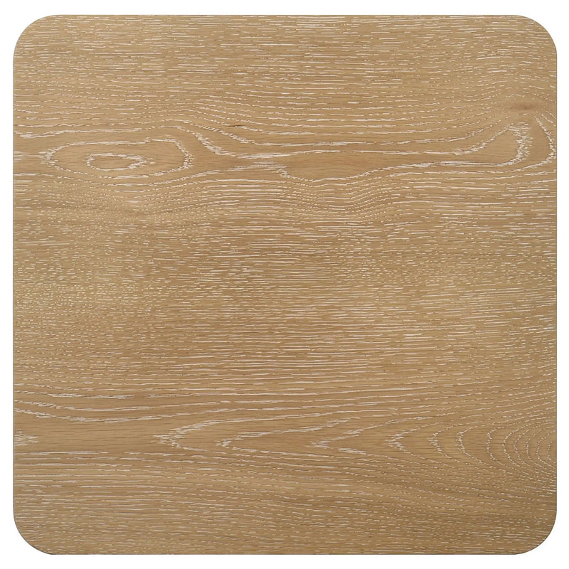 Castlewood Engineered Wood Accent Side End Table Light Oak by Unique Piece Furniture