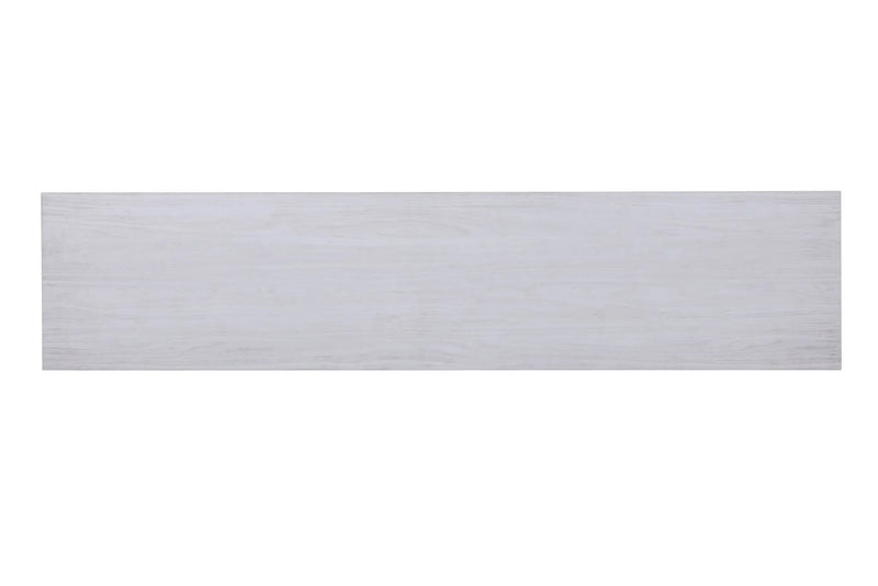 Terra - TV Stand Console With Fireplace - White Walnut by HouseOfZazla