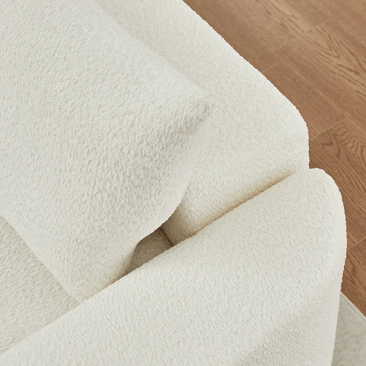 Chenille Sofa for Living Room - 109" Large Modern 3-Seater by HouseOfZazla