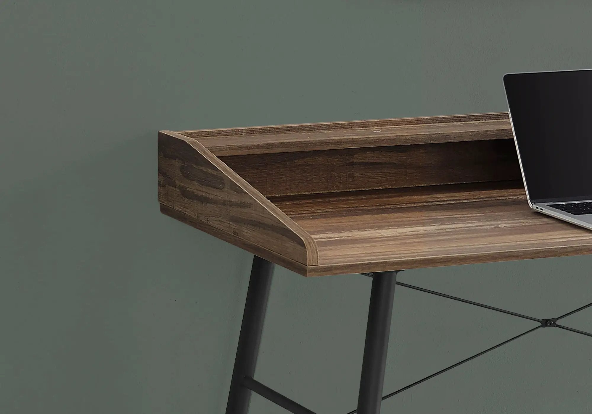 Computer Desk For Home Office With Storage Shelves by HouseOfZazla