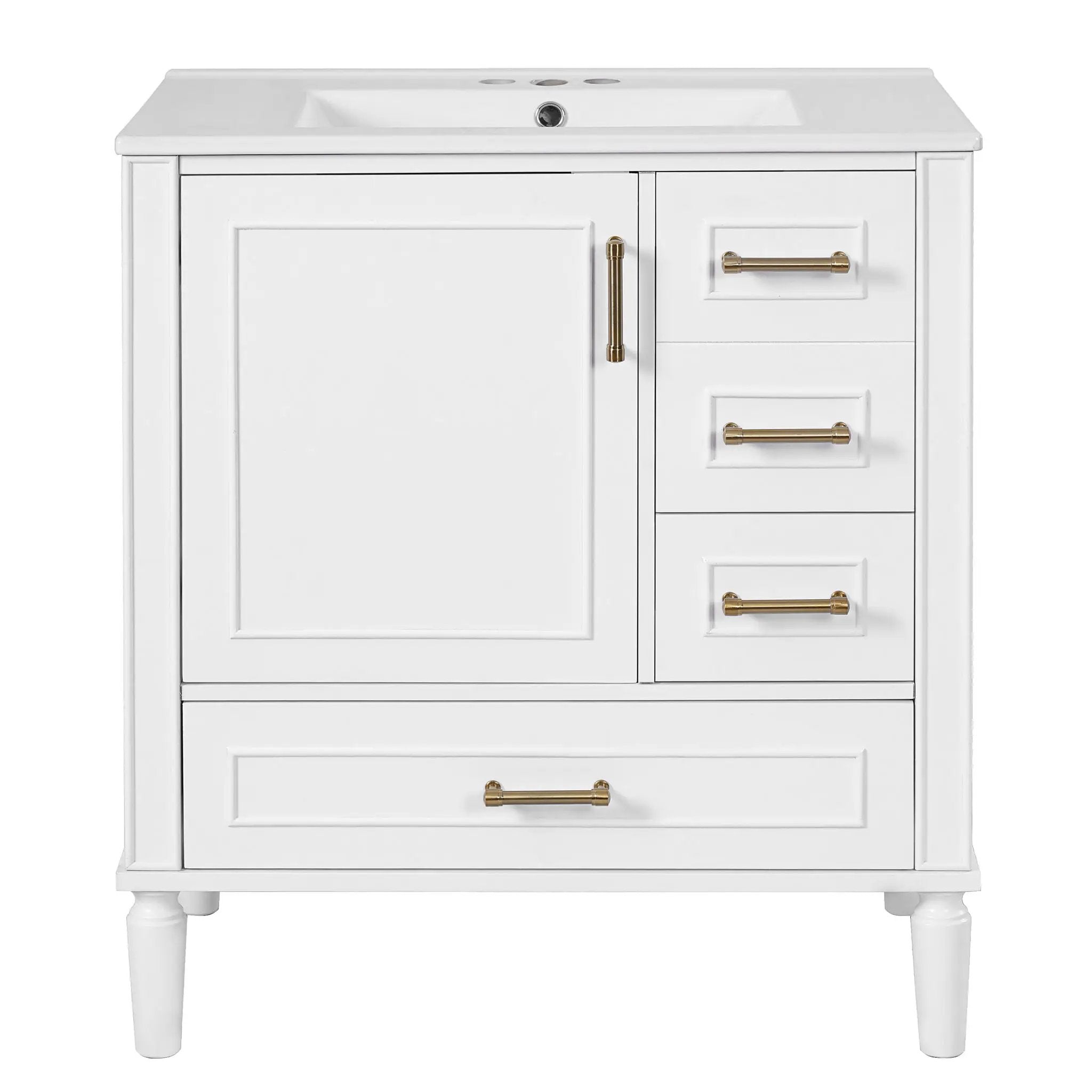 Traditional Bathroom Vanity Set With Soft Close Doors by Unique Piece Furniture
