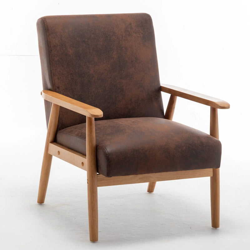 Wide Arm Chair - Brown by HouseOfZazla