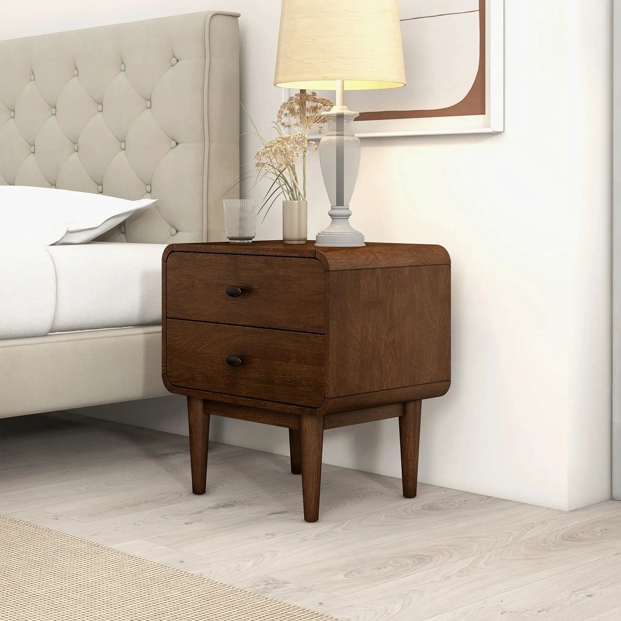 Alexa - Night Stand - Brown by HouseOfZazla