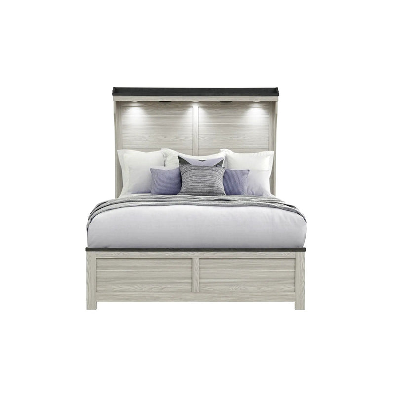 Augusta - Bed With Lit Headboard by HouseOfZazla