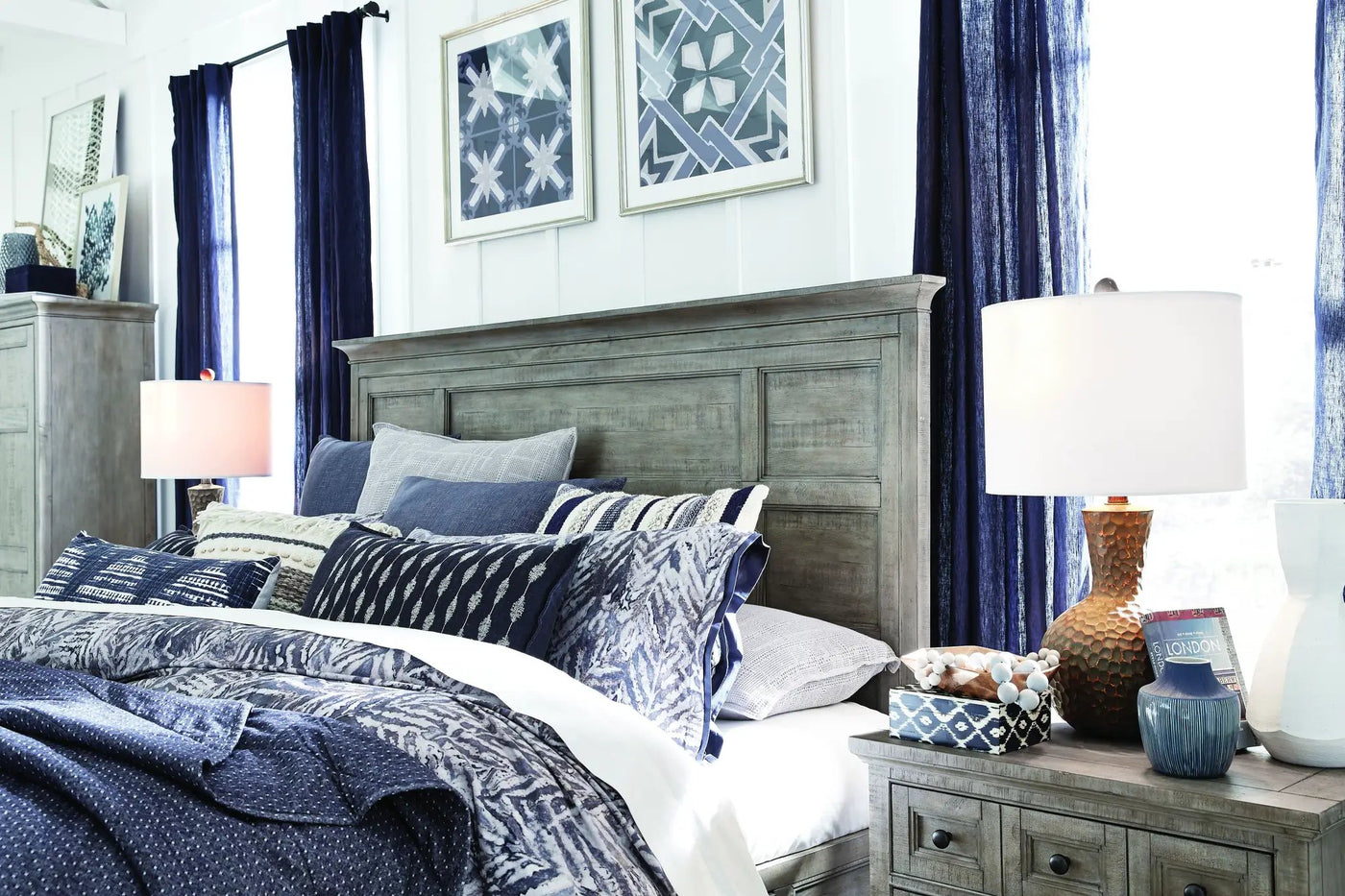 Paxton Place - Complete Panel Bed With Regular Rails by Unique Piece Furniture