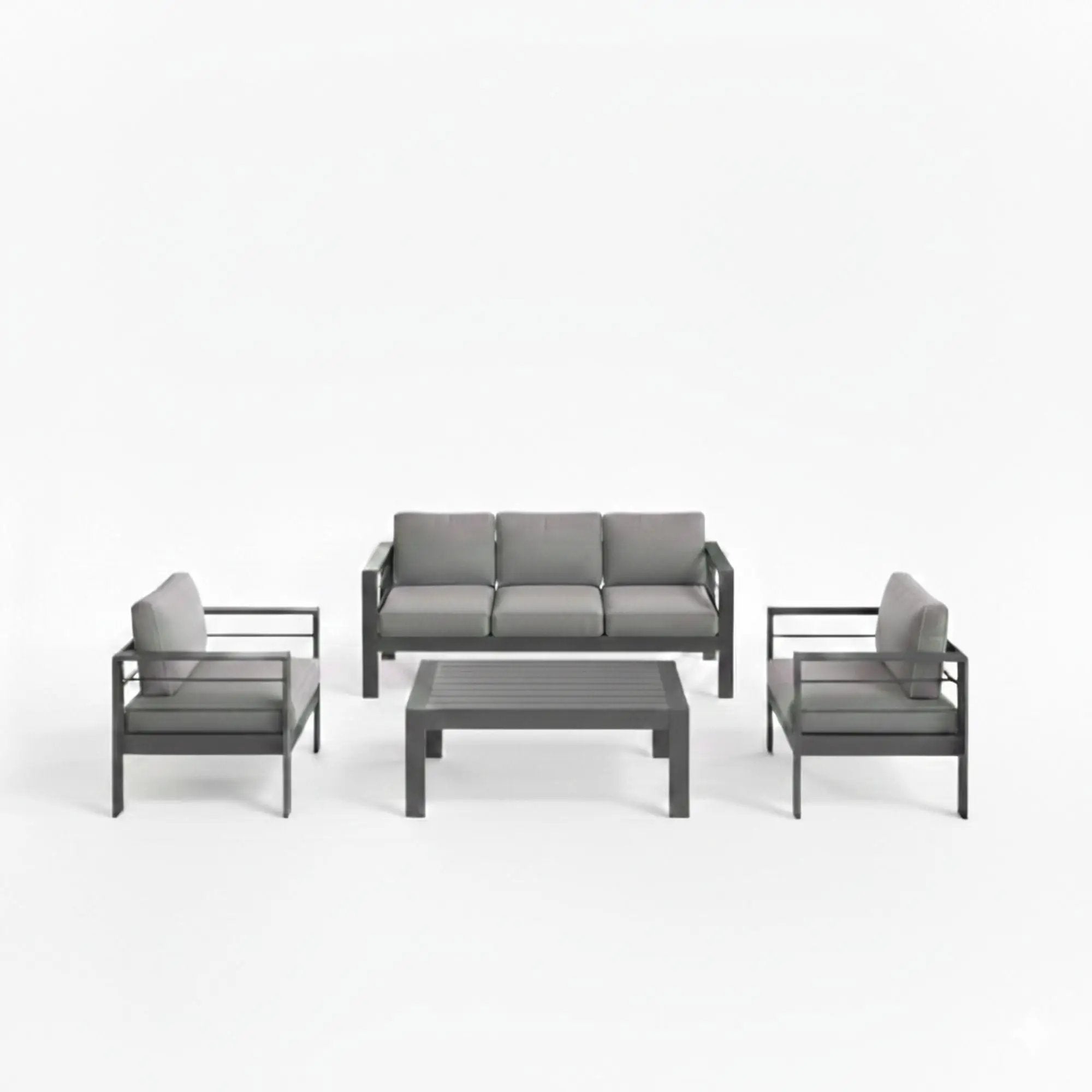 Outdoor Patio Set, All-Weather & Thick Cushions by HouseOfZazla