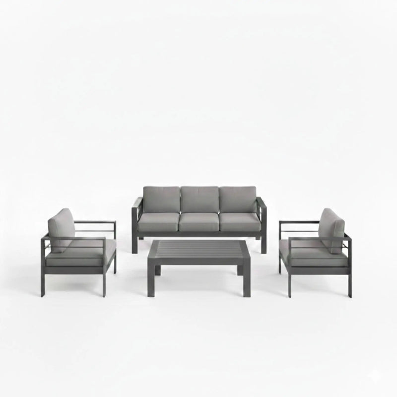 Outdoor Patio Set, All-Weather & Thick Cushions by HouseOfZazla