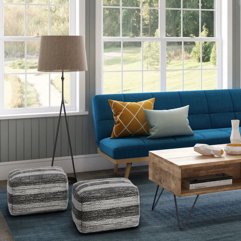 Clay - Square Pouf, Upholstered by Unique Piece Furniture
