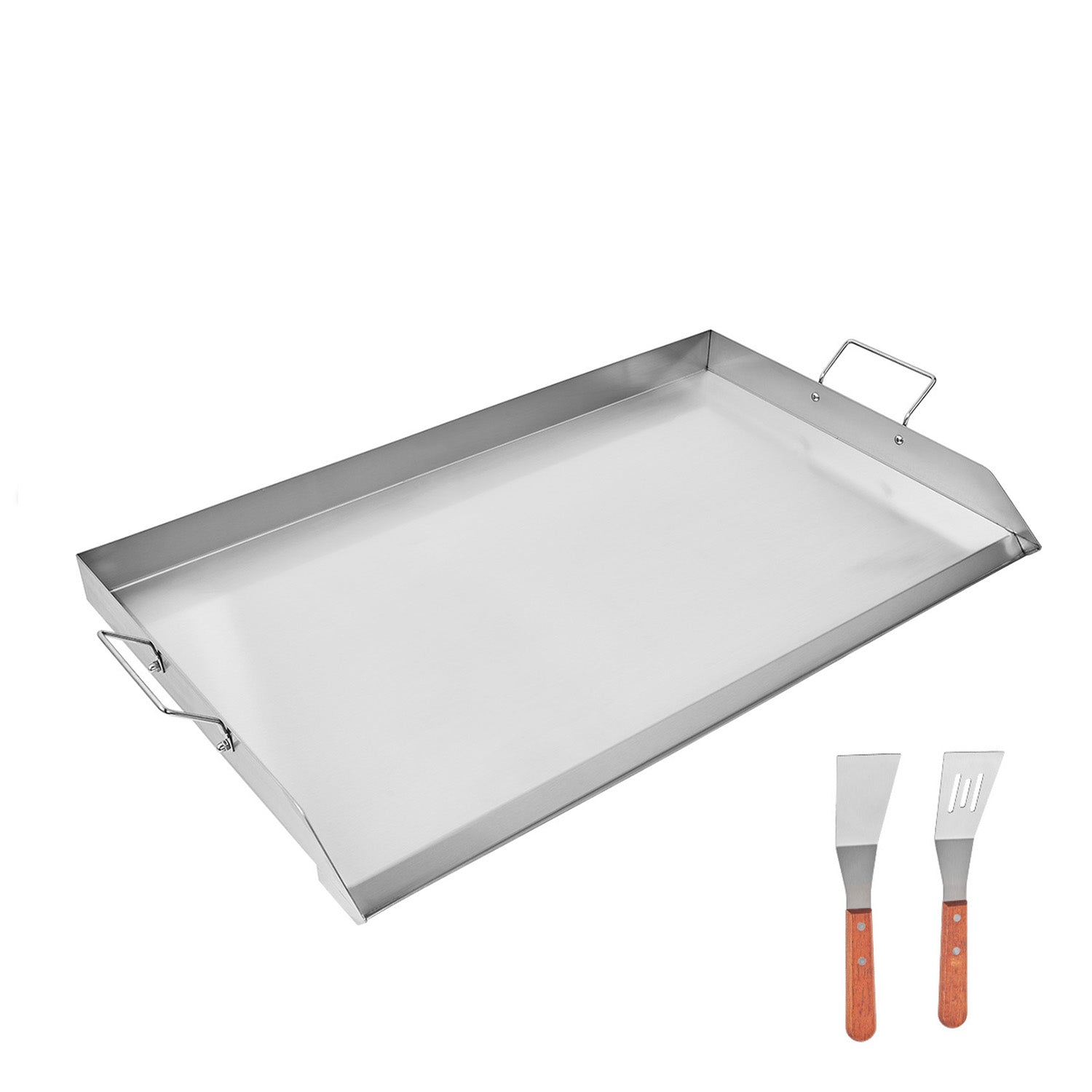 36x22 in Flat Top Griddle Stainless Steel Universal BBQ Grill Pan Cookware by HouseOfZazla