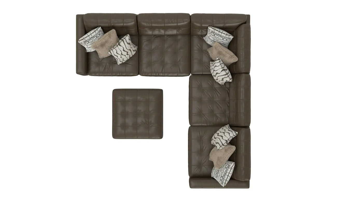 Siena - Modular Sectional And Cocktail Ottoman by Unique Piece Furniture