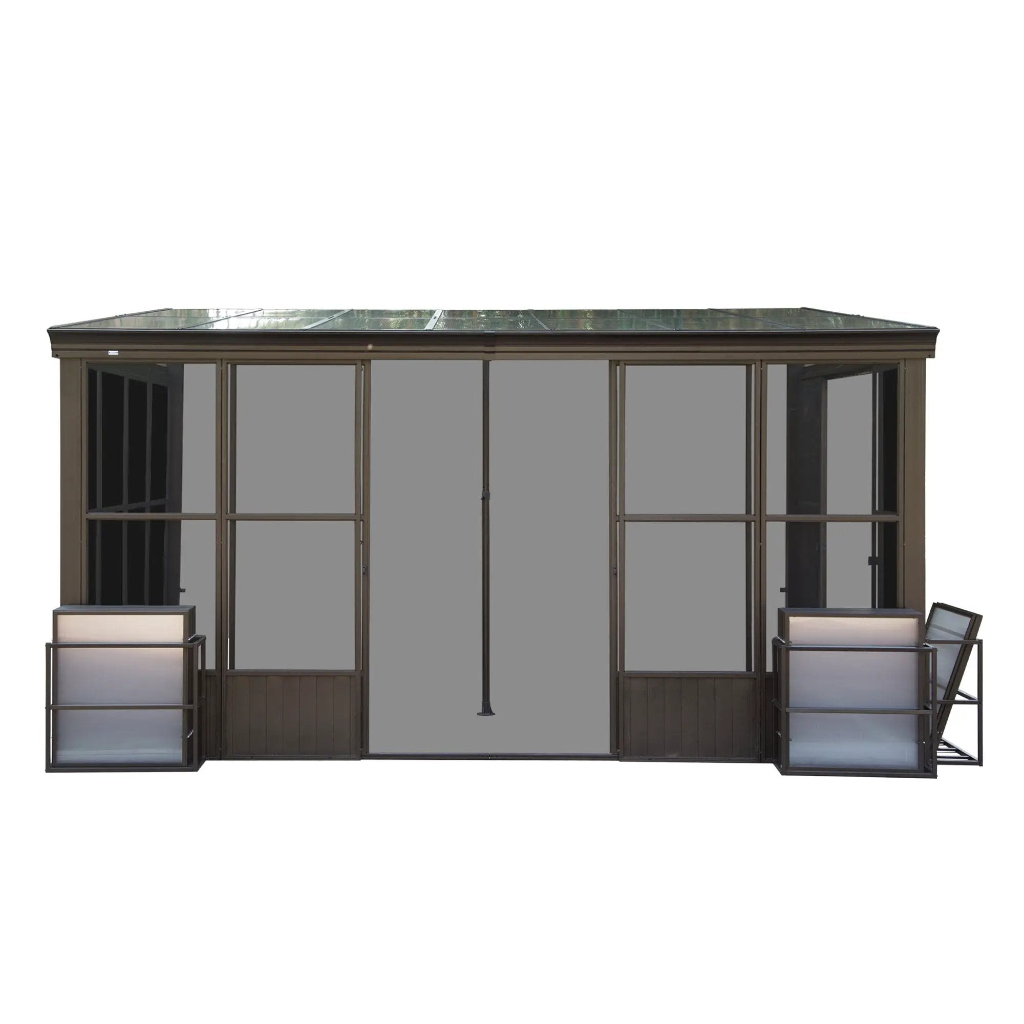10x12FT All Season Aluminum Sunroom with Detachable Windows by HouseOfZazla
