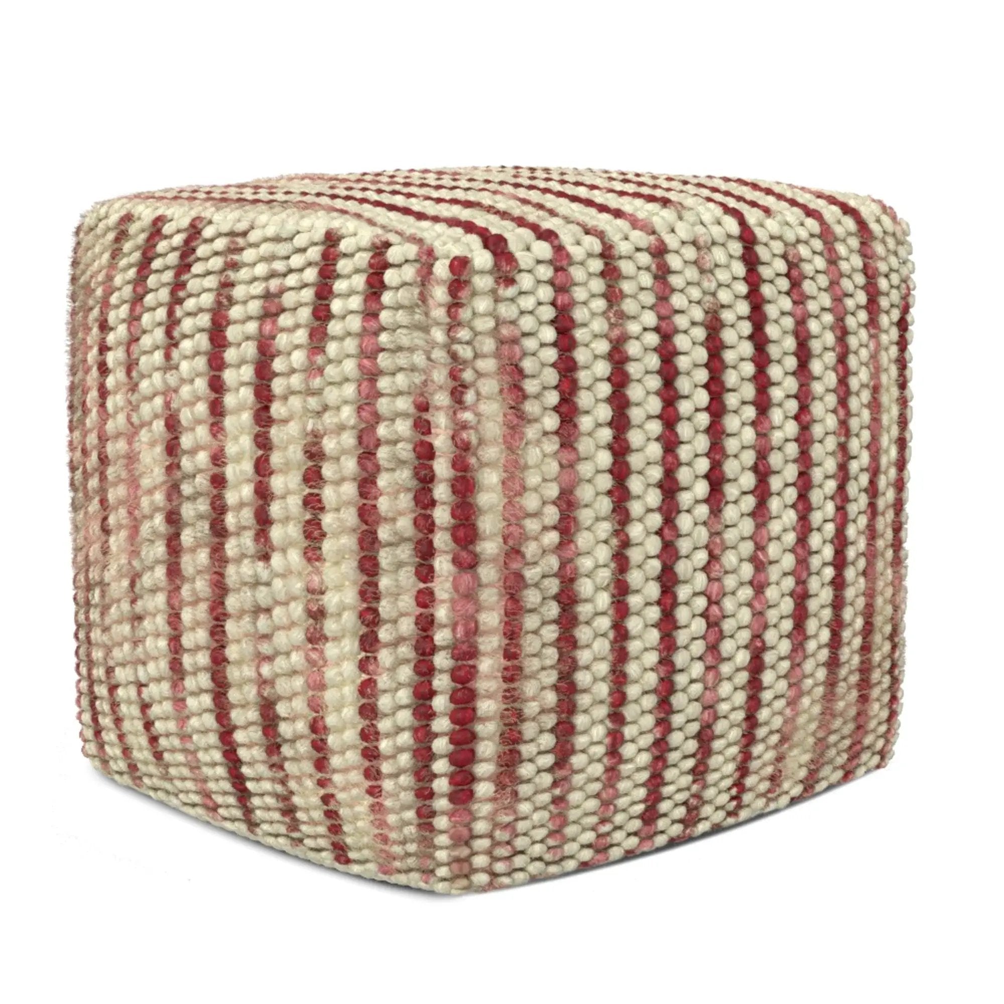Zoey - Handcrafted Woven Cube Pouf by Unique Piece Furniture