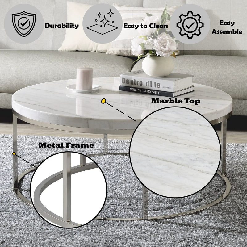 Zaidee - Coffee Table - White by Unique Piece Furniture
