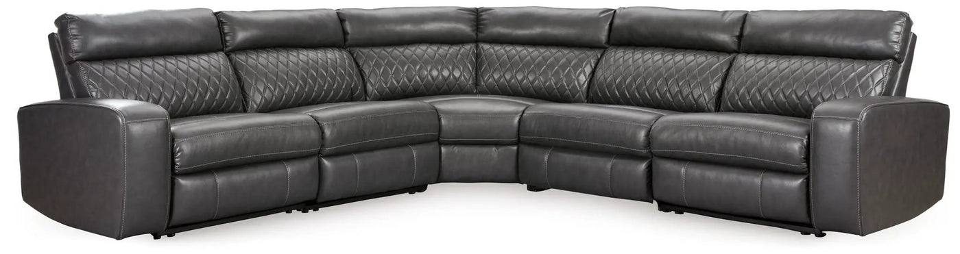 Samperstone - Power Reclining Sectional by Unique Piece Furniture