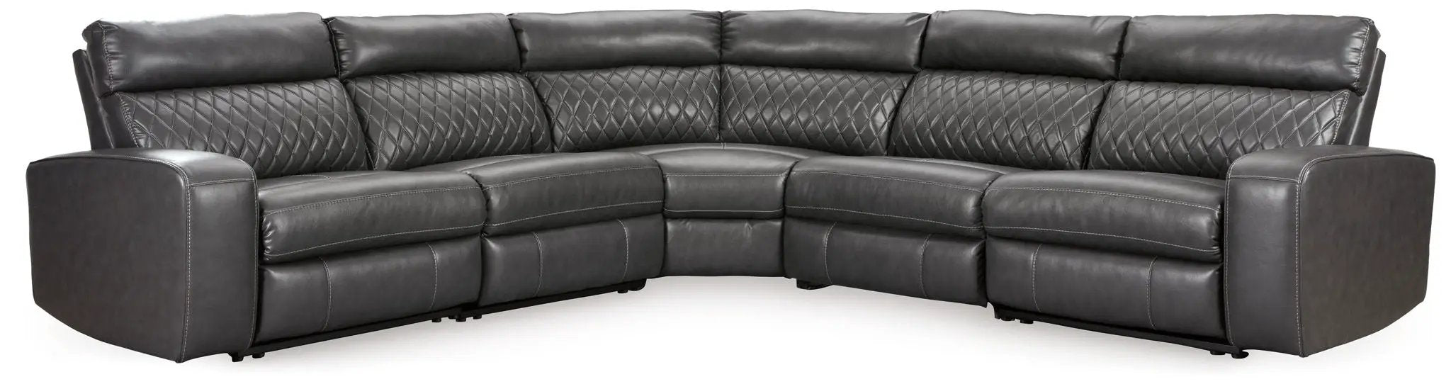 Samperstone - Power Reclining Sectional by Unique Piece Furniture