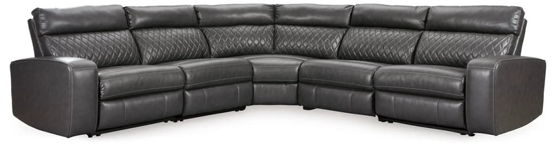 Samperstone - Power Reclining Sectional by Unique Piece Furniture