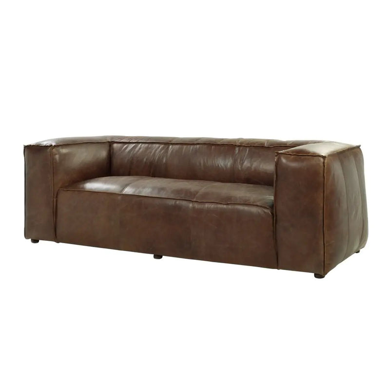 Brancaster - Sofa - Retro Brown Top Grain Leather by Unique Piece Furniture