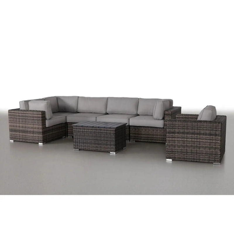 Stylish Entertainment Sectional Set, Outdoor Living by Unique Piece Furniture