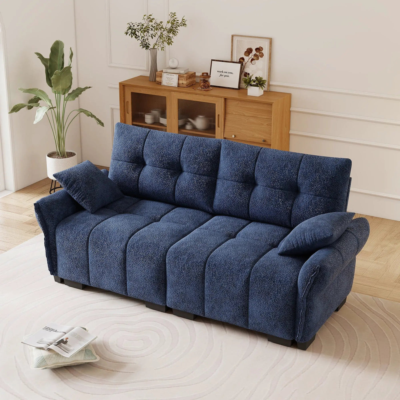 Premium Two-Seater Sofa - Ergonomic Design by HouseOfZazla