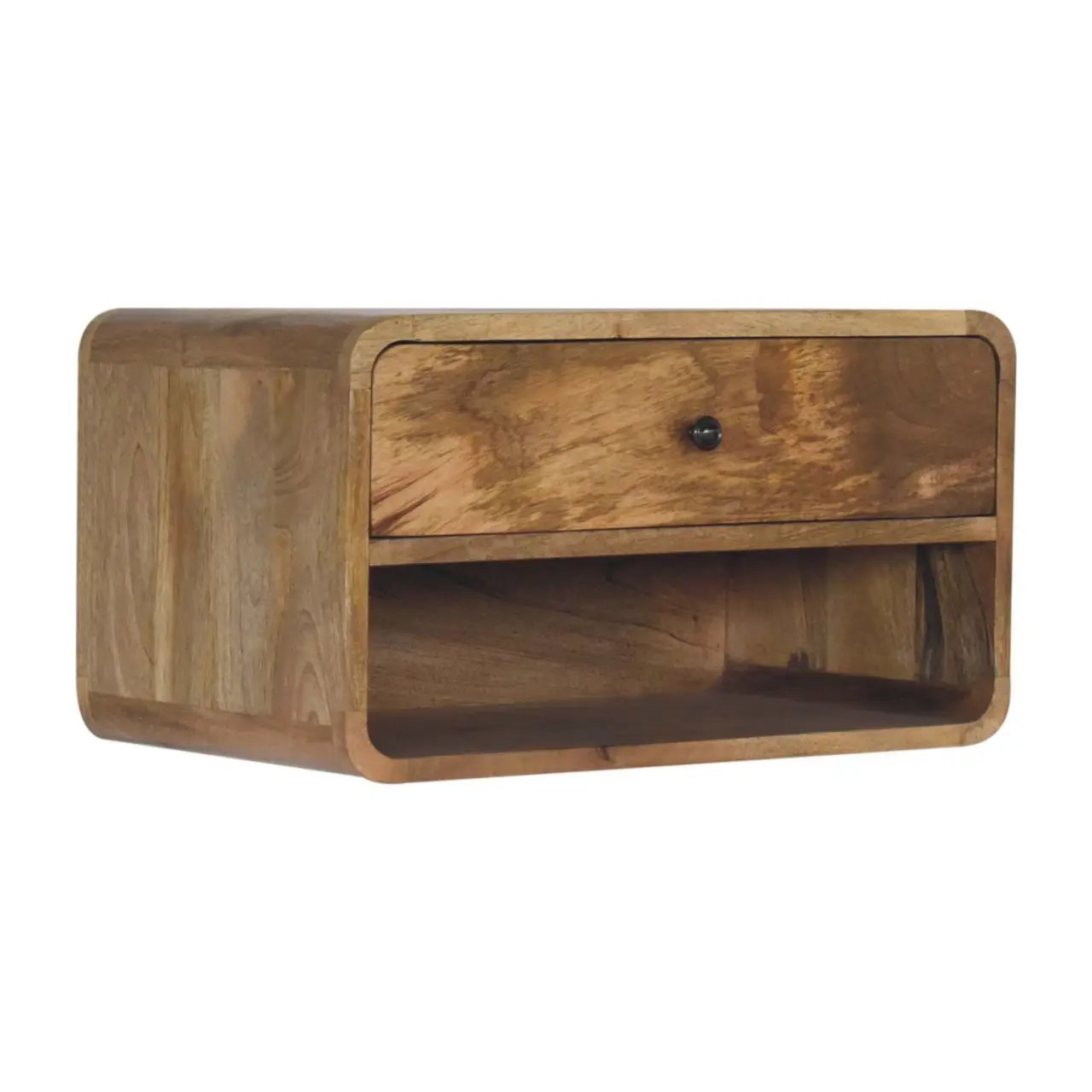 Curve Upper Slot Floating Nightstand by Unique Piece Furniture