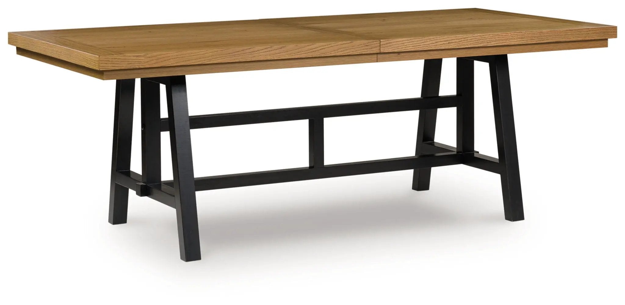 Galliden - Rectangular Dining Room Extension Table - Black / Brown by Unique Piece Furniture