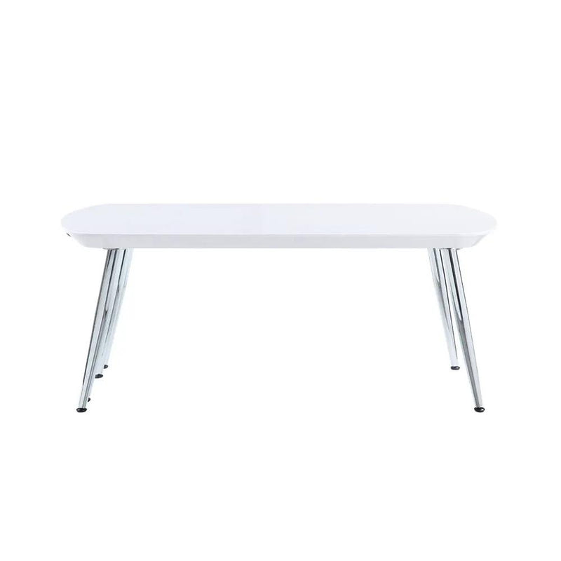 Patina - Coffee Table - White & Chrome by Unique Piece Furniture
