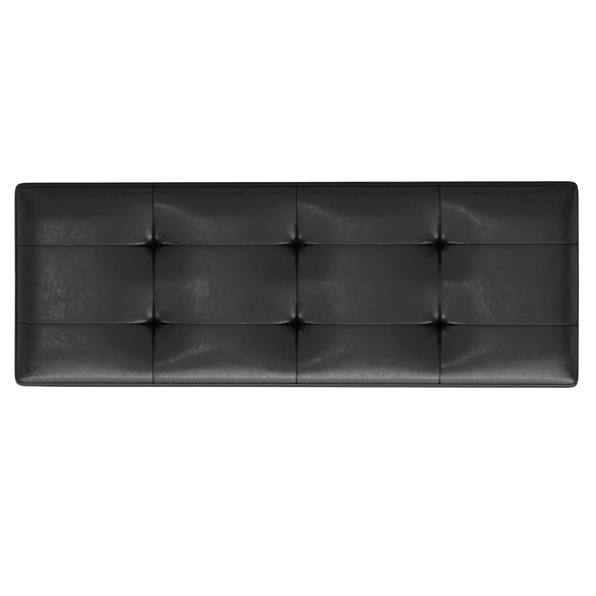 Shay - Large Square Coffee Table Storage Ottoman Mid-Century Style by Unique Piece Furniture